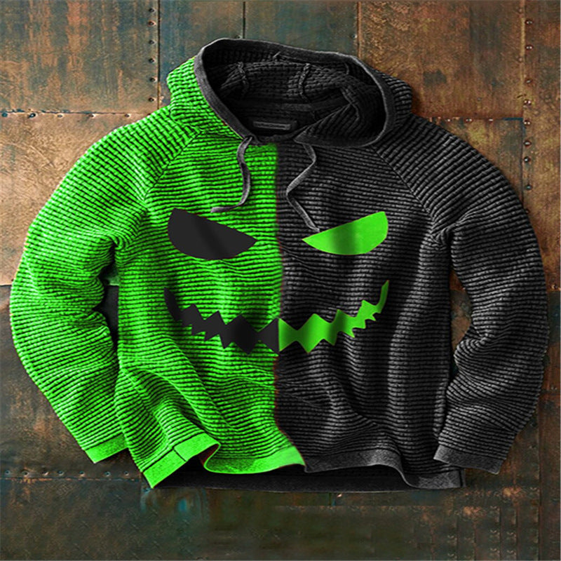 Halloween Pumpkin Printed Hoodie