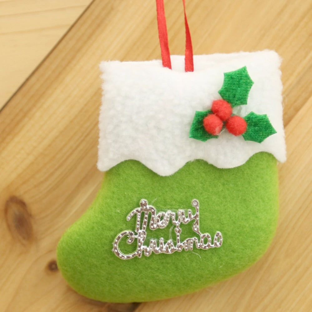 Christmas Sock Hangings Ornament Pendant Christmas Tree