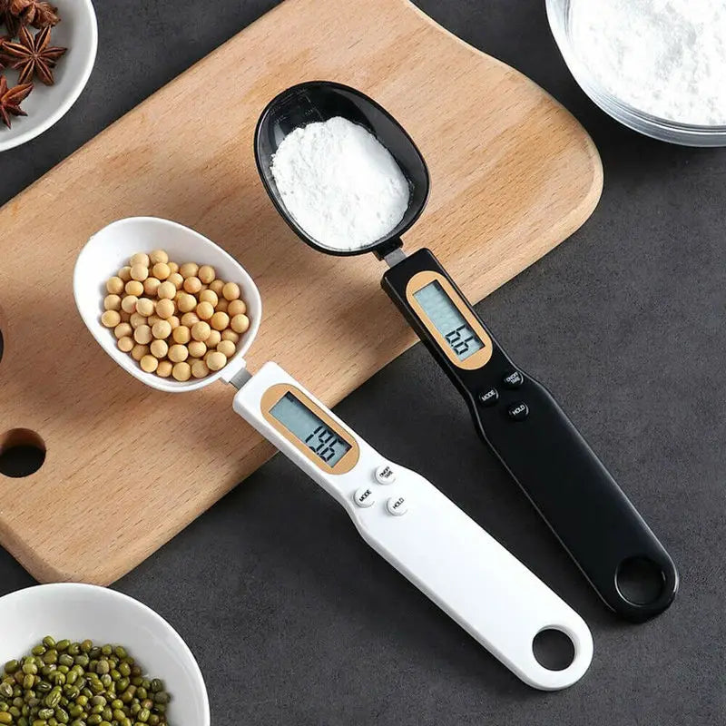 Electronic Weighing and Temperature Measuring Spoon