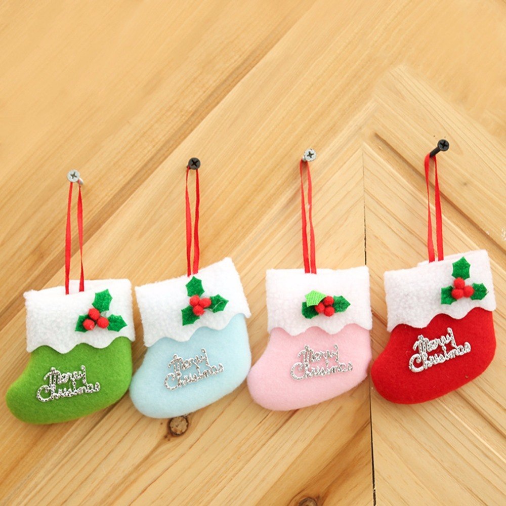 Christmas Sock Hangings Ornament Pendant Christmas Tree