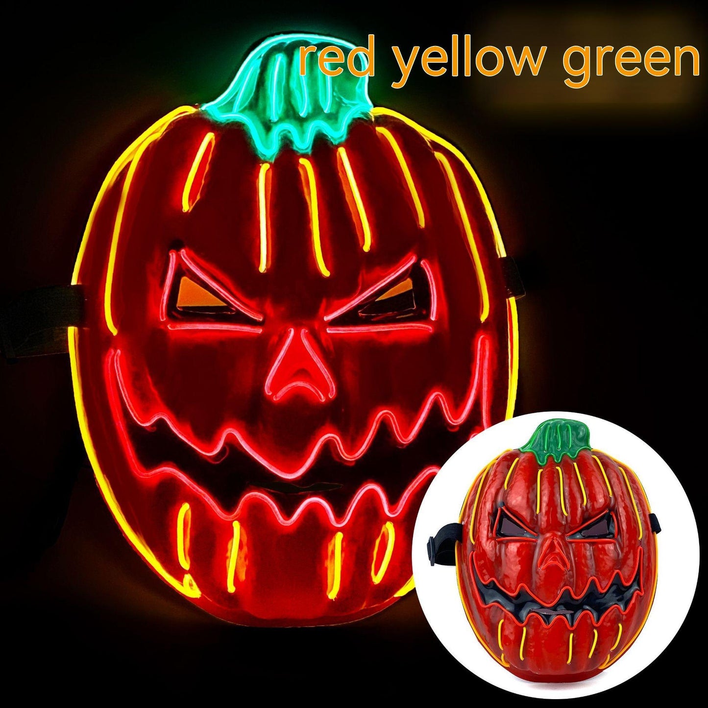 Halloween Party Ball Pumpkin Head Horror LED Luminous