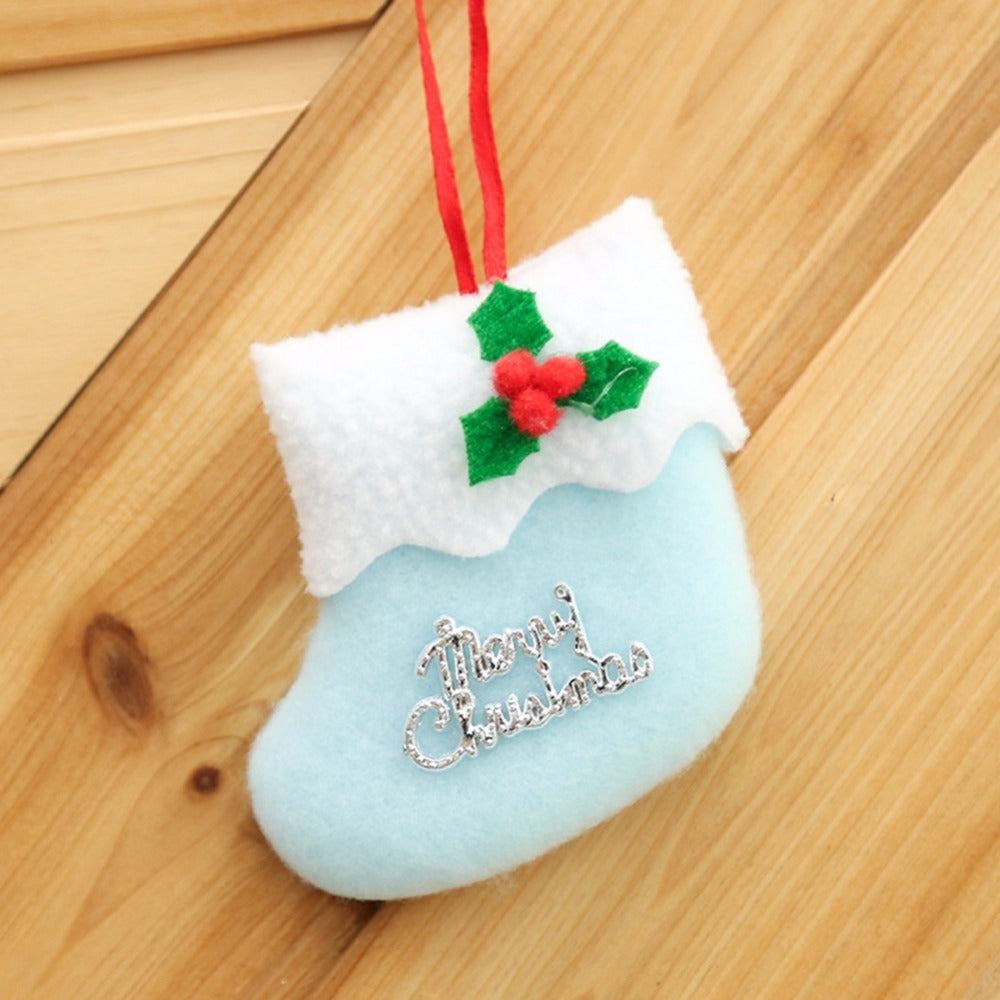 Christmas Sock Hangings Ornament Pendant Christmas Tree