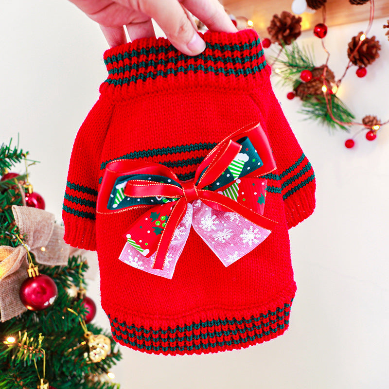 Pet Clothes Christmas And New Year Warm