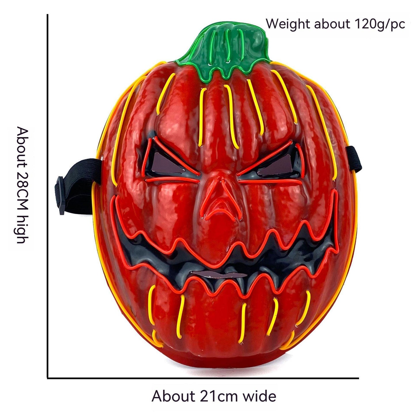 Halloween Party Ball Pumpkin Head Horror LED Luminous