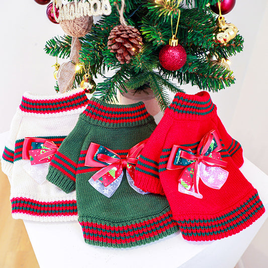 Pet Clothes Christmas And New Year Warm