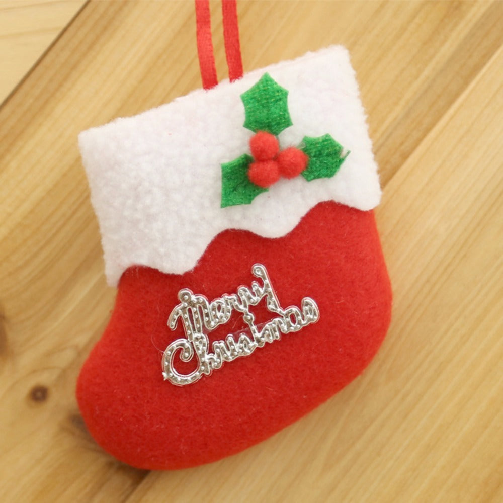 Christmas Sock Hangings Ornament Pendant Christmas Tree