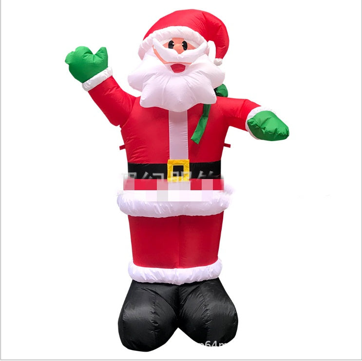 Giant Arch Santa Claus Snowman Inflatable Garden Yard Archway Christmas