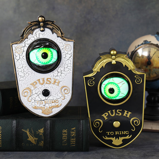 Halloween One-Eye Doorbell Decoration LED Electric Luminous