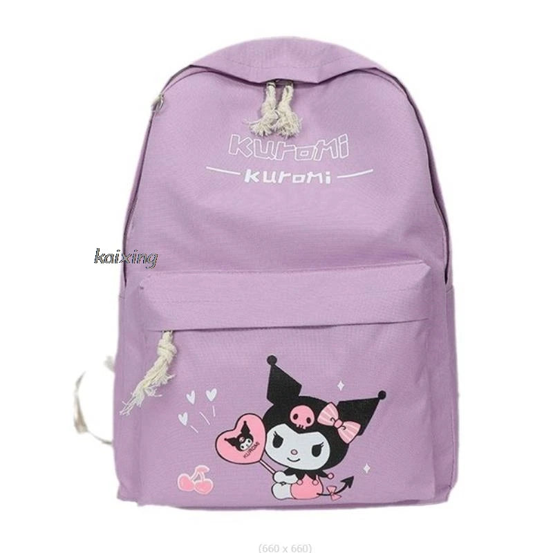 5Pcs Set Kuromi Melody Student Bag Set