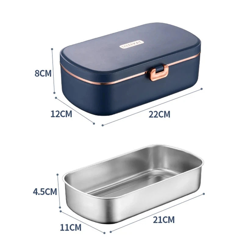 900ml Electric Lunch Box Thermostatic Food Warmer