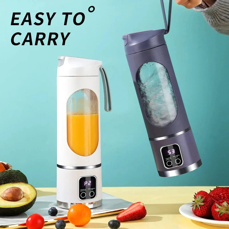 2024 MINI Crushed Ice Electric Juicer Powerful Motor 450ML