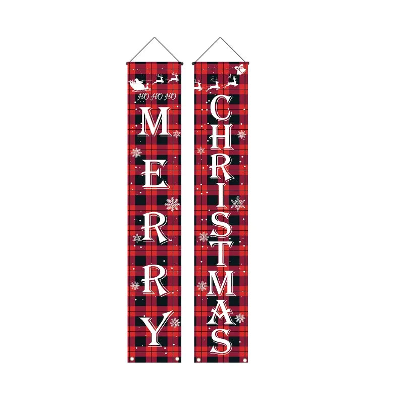 Merry Christmas Banner Decorations Indoor Outdoor Home Decor