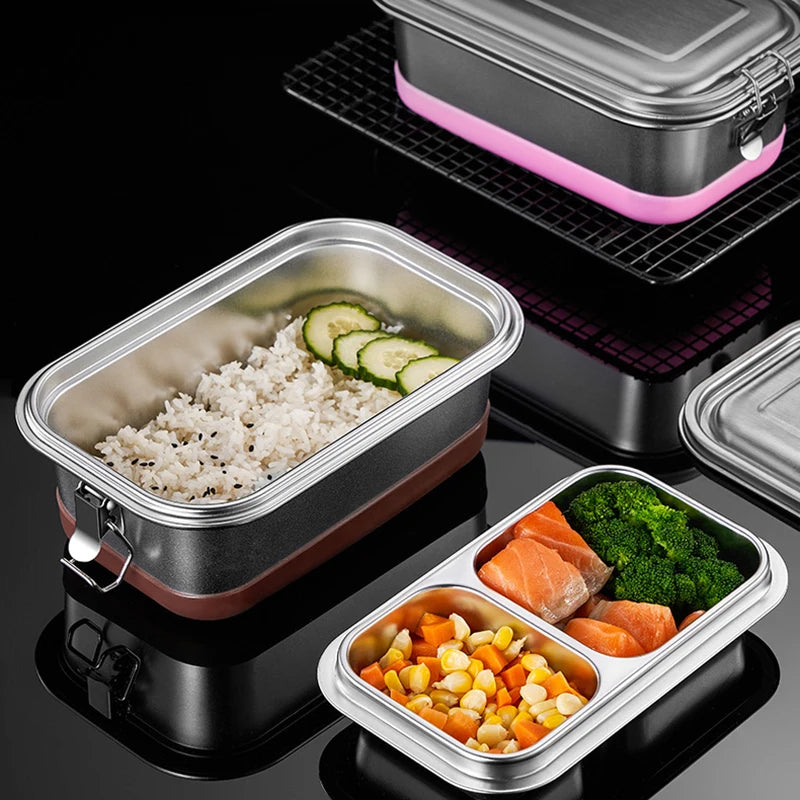 Stainless Steel 2 Layers Lunch Box