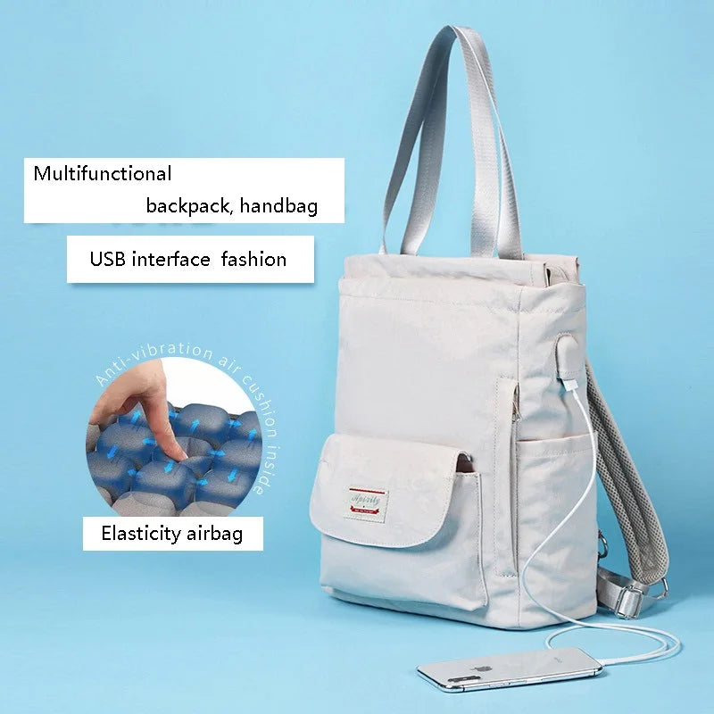 Waterproof Laptop/Casual Backpack: Oxford Canvas