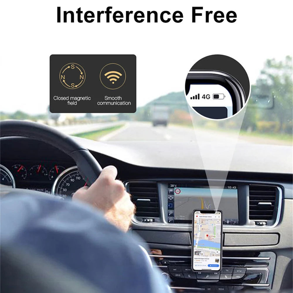 Magnetic Car Phone Holder Air Vent Clip Mount 360º Rotation