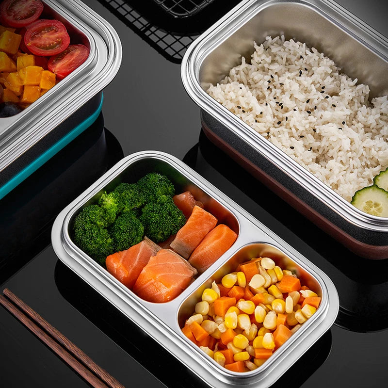 Stainless Steel 2 Layers Lunch Box