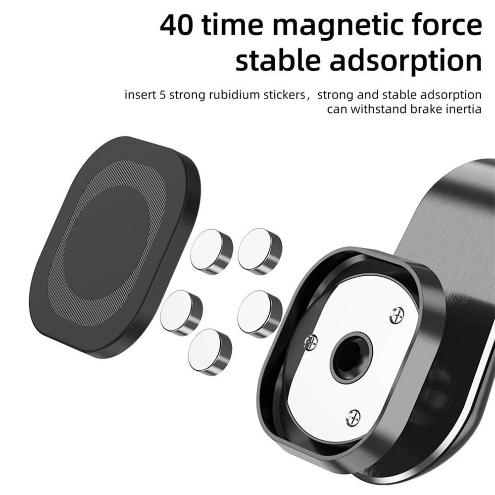 Magnetic Car Phone Holder Air Vent Clip Mount 360º Rotation