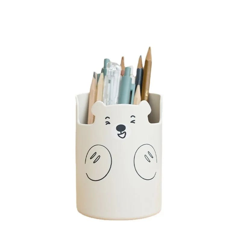 Cartoon Bear Stationery Pen Holder Multifunctional