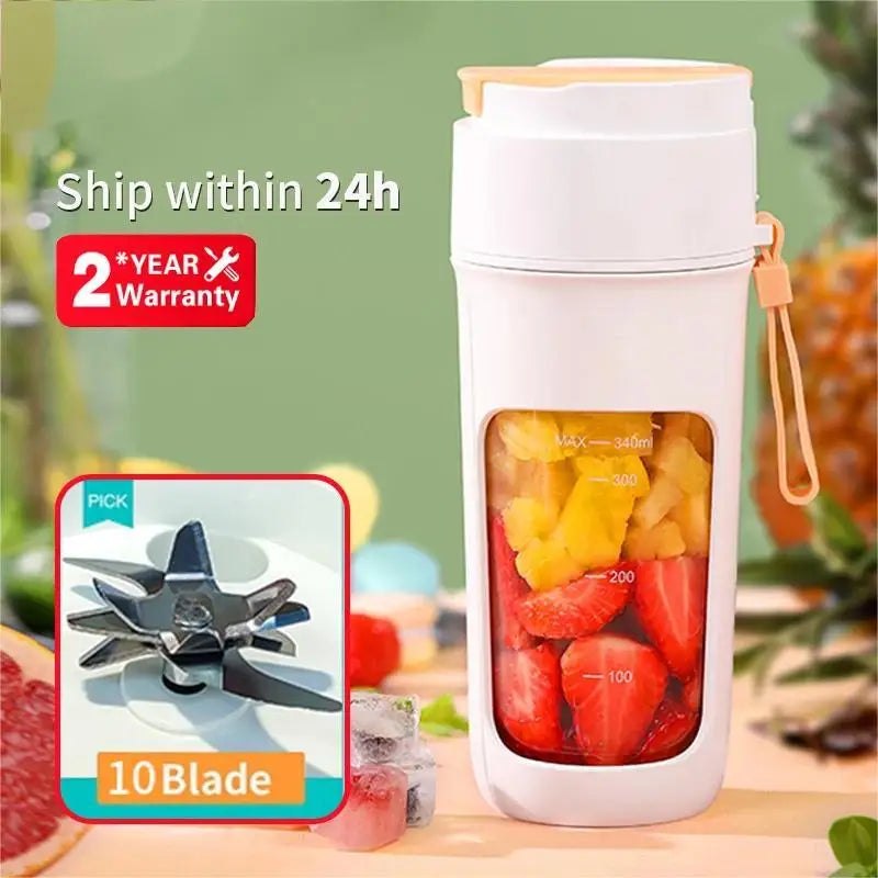 LISI Electric Juicer Mini Portable Blender Fruit Mixers