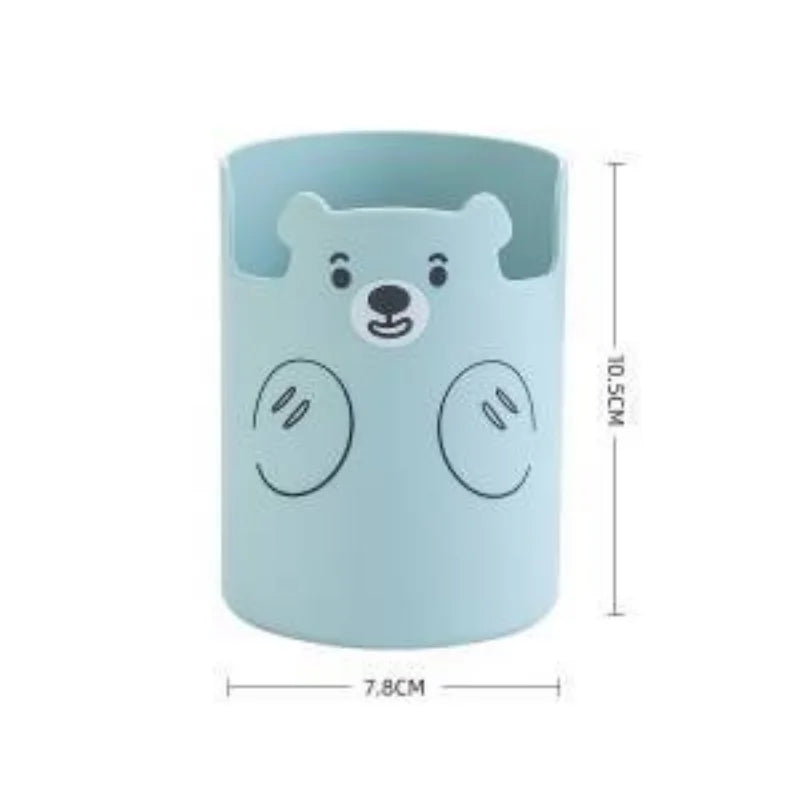 Cartoon Bear Stationery Pen Holder Multifunctional