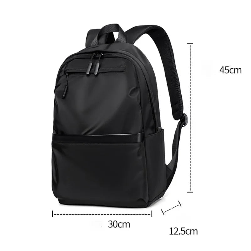 Men's Backpack Nylon Solid Color Large Capacity