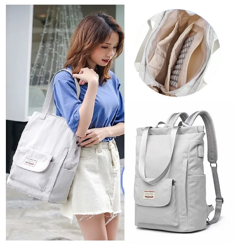 Waterproof Laptop/Casual Backpack: Oxford Canvas