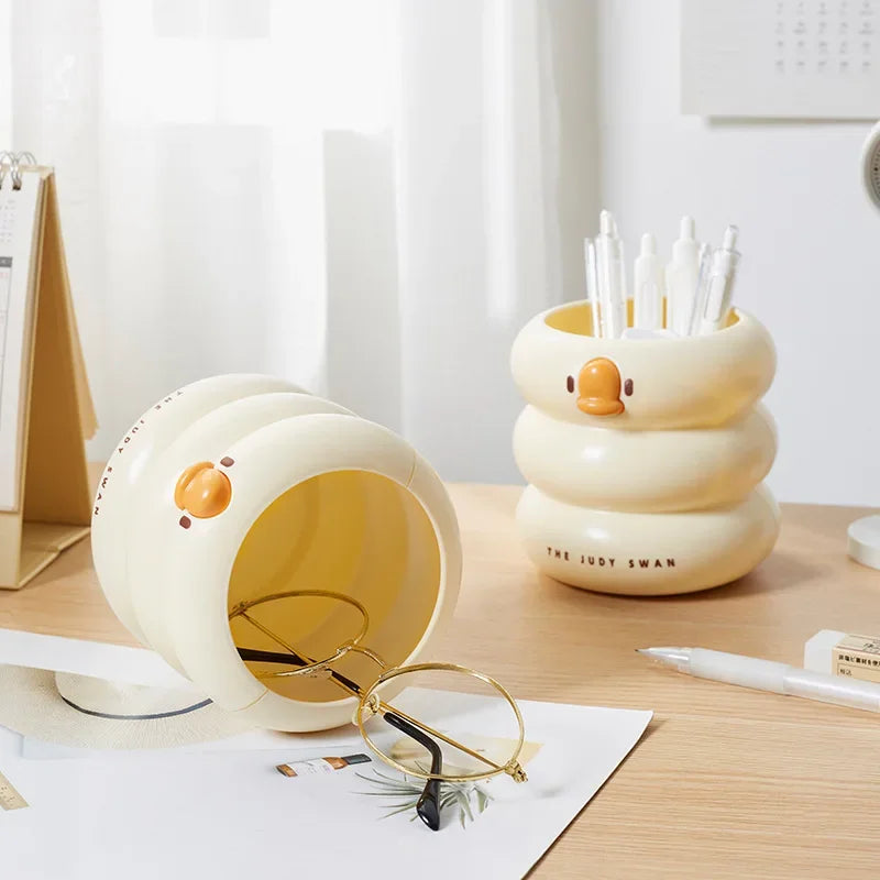 Cartoon Round Pencil Holder Office/Study/Work Desk