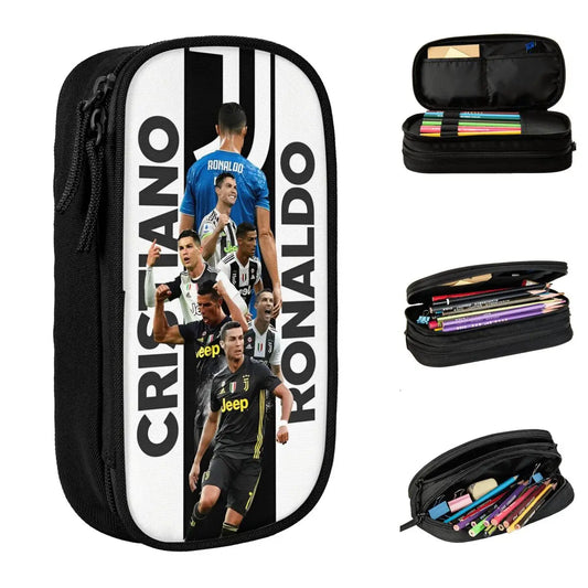 Lovely CR7 Football Soccer Cristianos Pencil Case