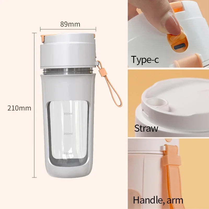 LISI Electric Juicer Mini Portable Blender Fruit Mixers