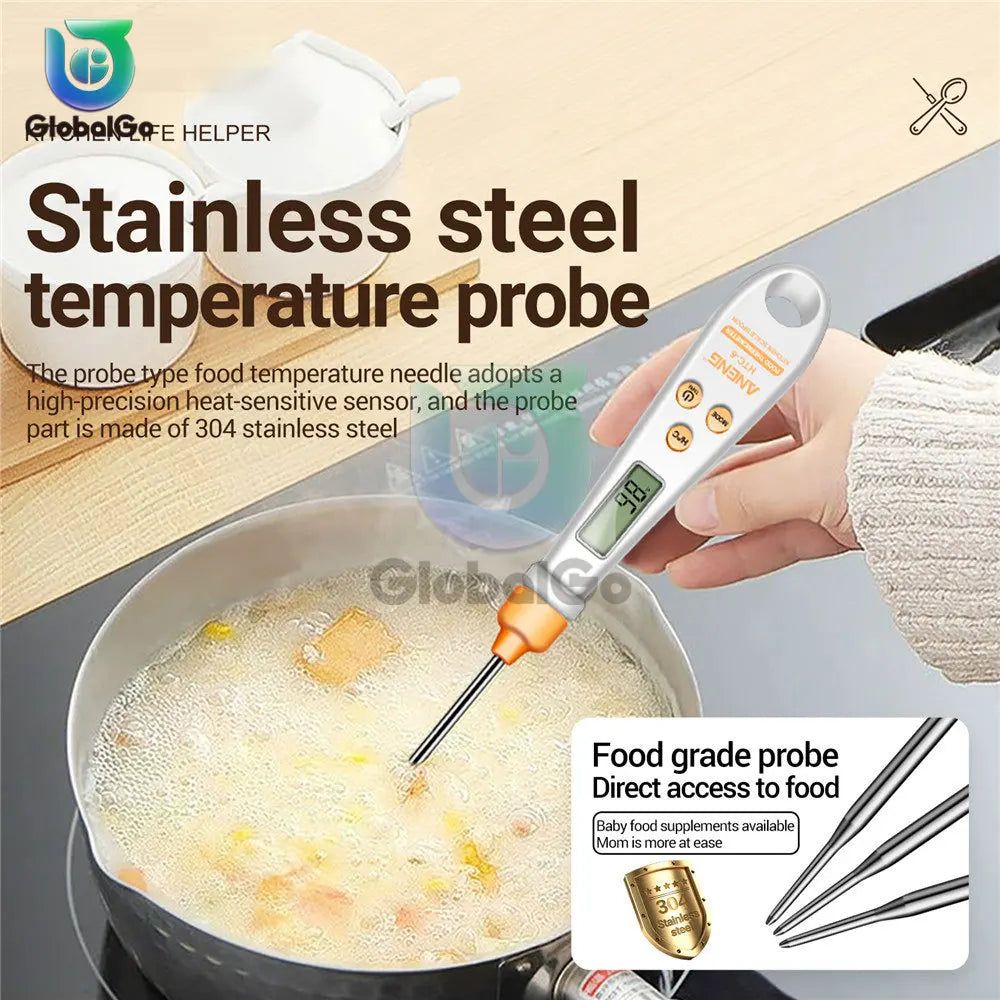 Electronic Weighing and Temperature Measuring Spoon