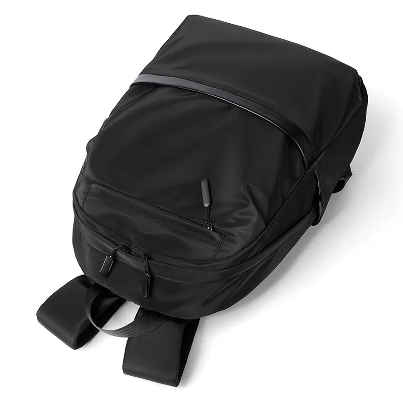 Men's Backpack Nylon Solid Color Large Capacity