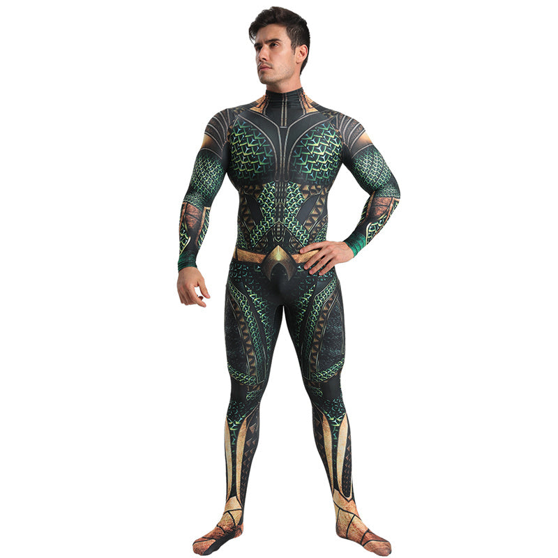 Halloween  Bodysuit Costume Armored Look