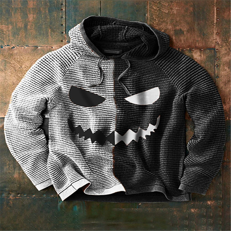 Halloween Pumpkin Printed Hoodie