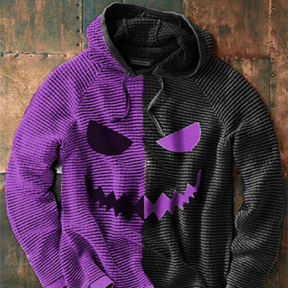 Halloween Pumpkin Printed Hoodie